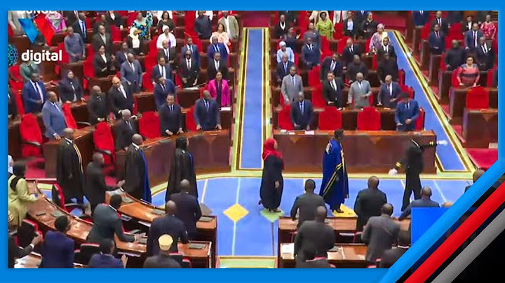 RAIS SAMIA AKIINGIA BUNGENI, WABUNGE WALIPUKA KWA SHANGWE ZITO