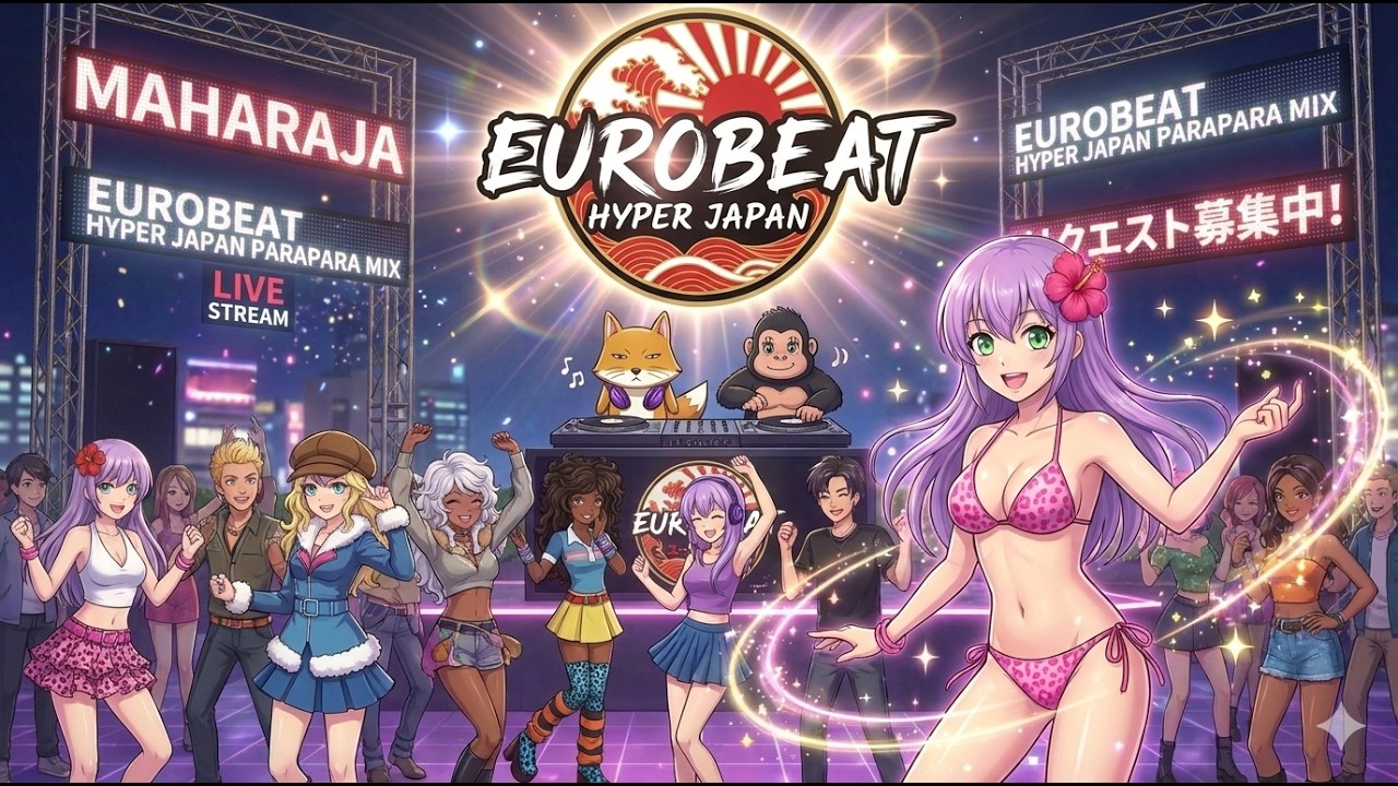 ユーロビート】EUROBEAT DJ Kenichi Hyper Japan ParaPara Mix