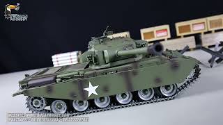 Tongde 1:16 RC Tank British Centurion MK5 BB & Infrared Battle Tank Metal Tracks TH23298