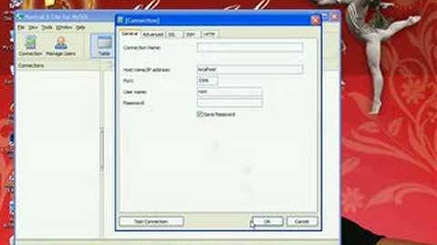 Problem with navicat for Mysql