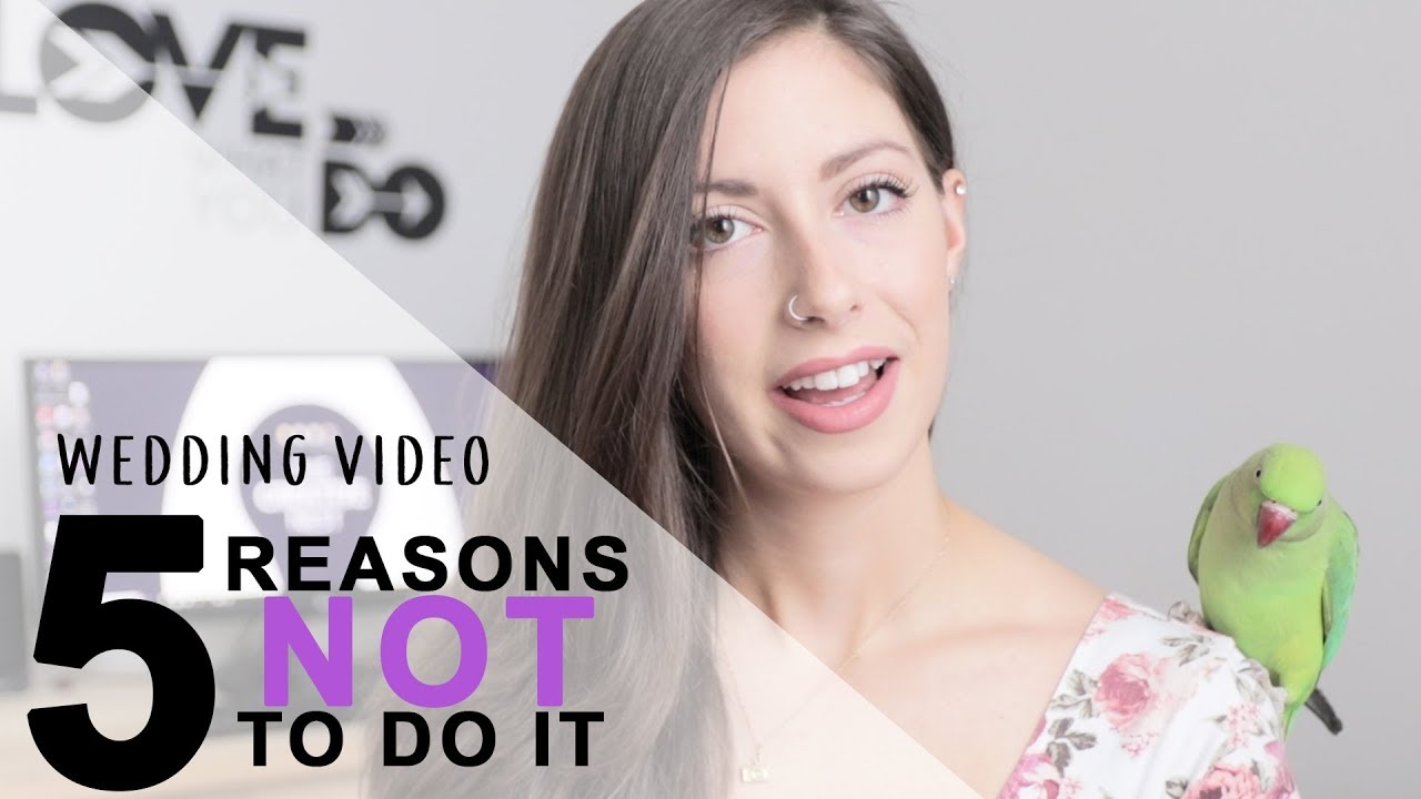 5 Reasons NOT to Hire a Wedding Videographer