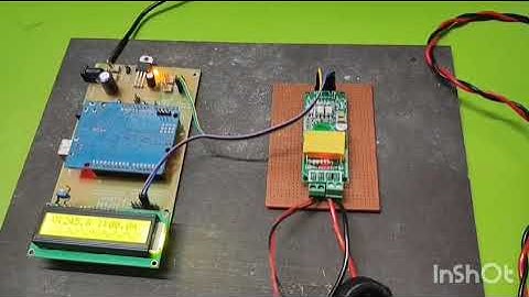 Our Prototype on Development of sensors for the detection of microplastics