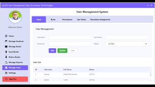 Complete User Management System Using JavaFX & MySQL