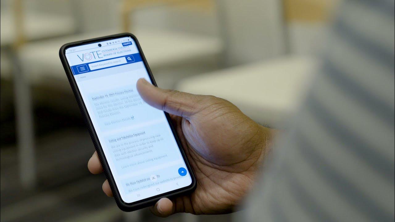 Cuyahoga County Board of Elections Launches New Website YouTube