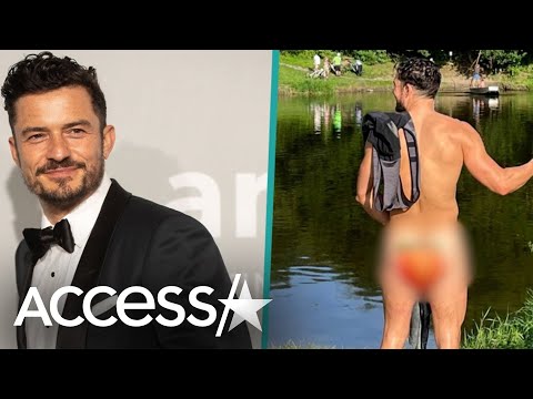 Orlando Bloom Poses Naked After Going Skinny Dipping