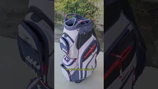 Mizuno BR-D4C Golf Cart Bag Review | 14 Way Top Cuff | Full Length Dividers | Single Shoulder Strap