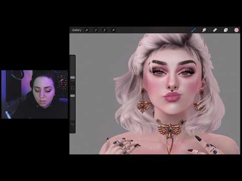 🕊️ ASMR | Procreate & Chill // Shadows & Highlights on an Avatar Portrait [soft spoken]