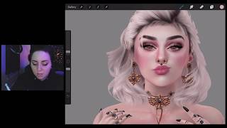 🕊️ ASMR | Procreate & Chill // Shadows & Highlights on an Avatar Portrait [soft spoken] screenshot 4