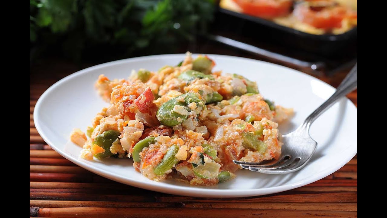 cocina saludable cursos bogota Habas con huevo