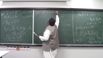 Lecture 5 (Part 3): Operator P is orthogonal projection iff P is self-adjoint and idempotent