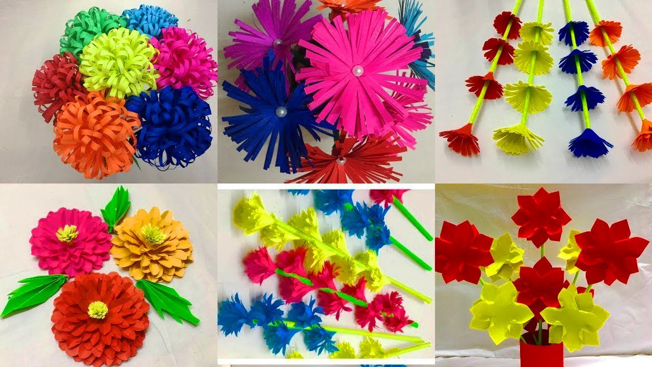Featured image of post Easy Paper Flower Design Step By Step : Repeat the last step again on the left side to form this shape.