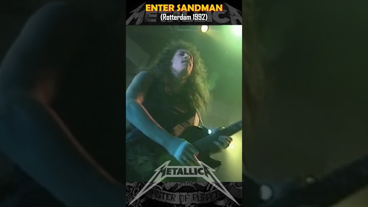 Metallica - Enter Sandman (Rotterdam 1992) #metallica