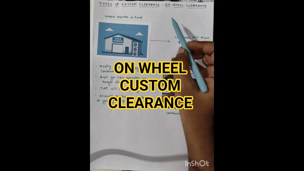 On Wheel Custom Clearance in Export 