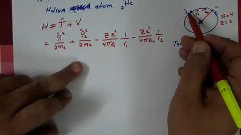 Variational Method - helium atom