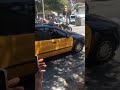 Taxi driver almost got punched by some colleague who saw him hosting passengers, (us) on taxi strike