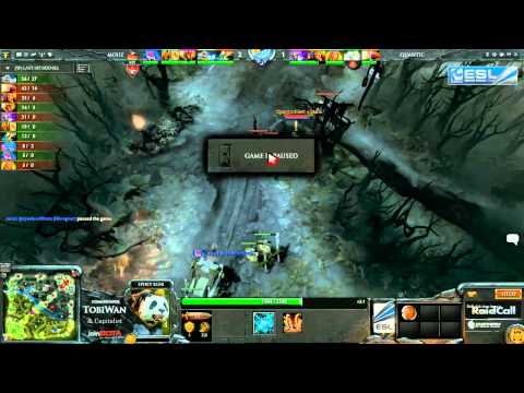 Quantic Gaming vs Mousesports Game 1 RaidCall EMS One Summer DOTA 2 Cup #3 TobiWan