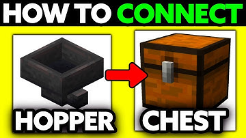How To Connect Hopper to Chest in Minecraft Mobile/PS5/XBOX (2025) - Step by Step