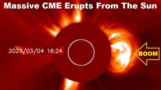 Massive CME Off The Sun = No Threat - Record Generational Snow In The Sierra&#39;s - New Comet C/2023 A3