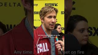 Ryan Gosling Pays Tribute to His Stunt Doubles at the World Premiere of The Fall Guy #shorts