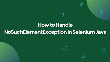 Fix NoSuchElementException in Selenium Java | Causes & Solutions Explained