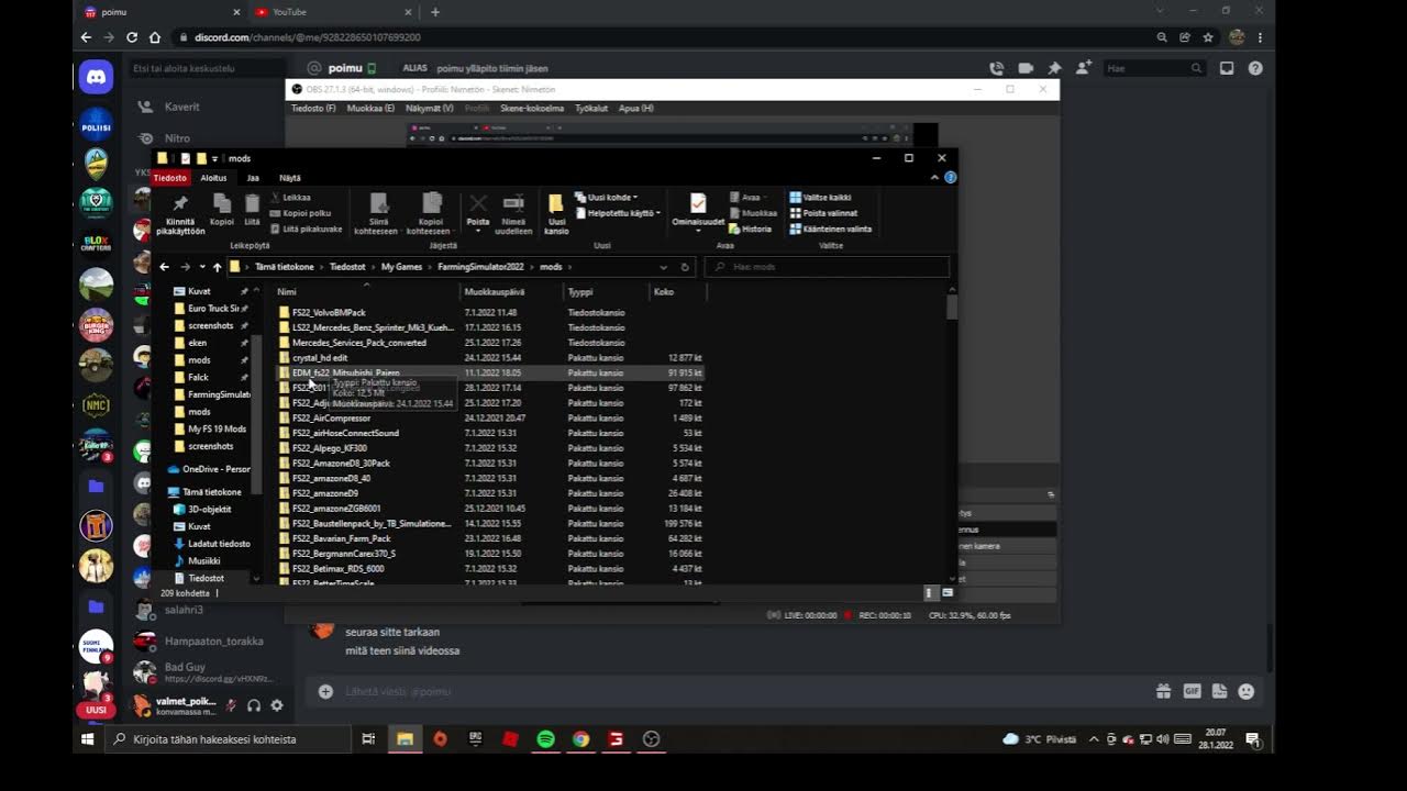 miten saa modin fs22 YouTube