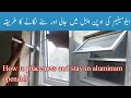 How to make aluminium openable  window | open abel window main jali or stay lgane ka tariqa |