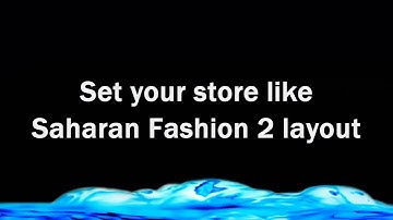 How to install Saharan Responsive Opencart theme