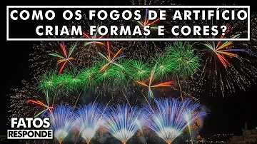 Como se formam os fogos de artifício?
