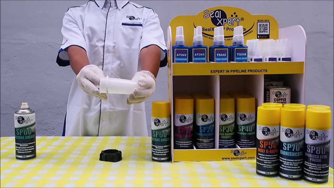 Sealxpert SP60 Silicone Grease application