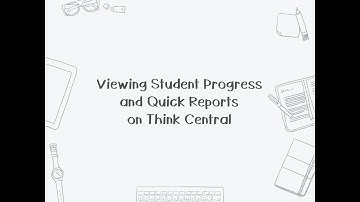 Scores and Quick Reports on Think Central