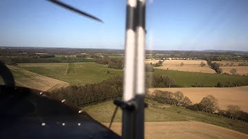 Sky Ranger Microlight Landing at Clench Common