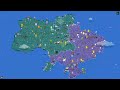 I Simulated a Civil War in Ukraine – East vs West! (WorldBox Timelapse)
