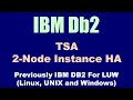 Db2 TSA Instance HA Step By Step - Re-Recorded