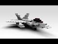 Minecraft F-22 Raptor Fighter Jet Tutorial