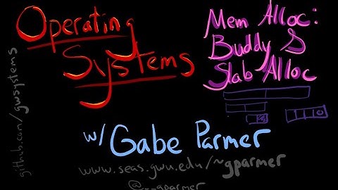 GWU OS: Memory Allocation - Slab and Buddy Allocators