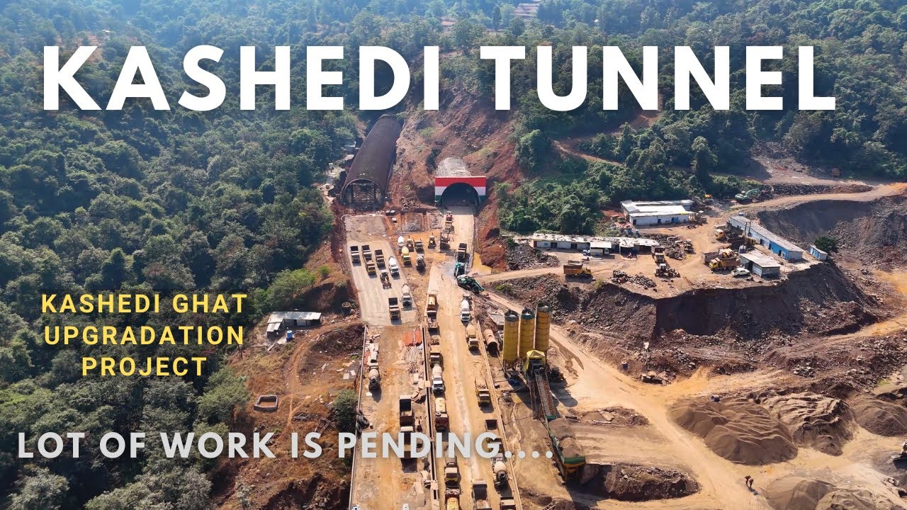 Kashedi Tunnel Progress | Mumbai Goa Highway | Kashedi Ghat Upgradation Project | December 2023