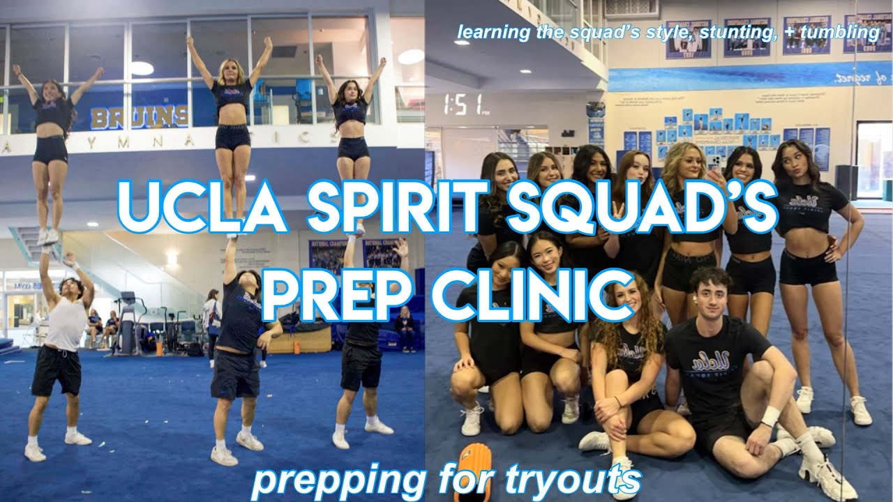 UCLA Spirit Squad Prep Clinic April 2024 | Preparing for cheer tryouts