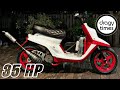 35 HP Yamaha Zuma 50 | 108 ccm Minarelli Engine | Acceleration from 0-60 mph