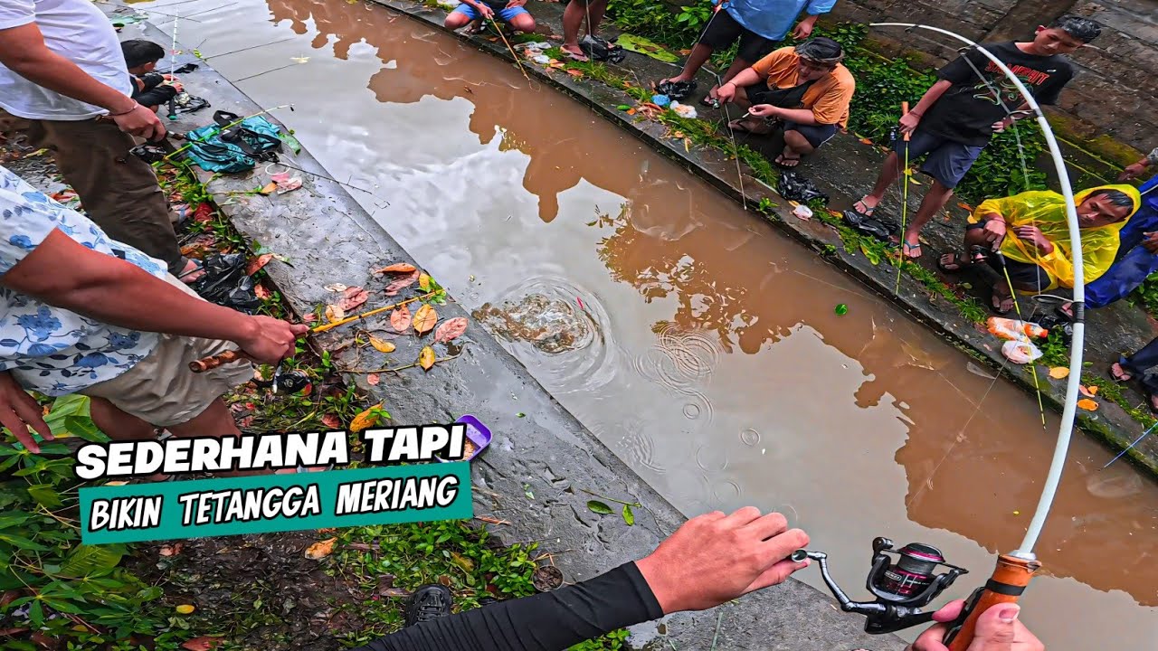 SPAM STRIKE AGAIN‼️Lomba Mancing Diguyur Hujan Badai Tak Menurunkan Semangat Cari Sambaran