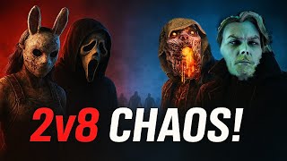 Absolute Mayhem in Dead by Daylight 2v8! (No Commentary)