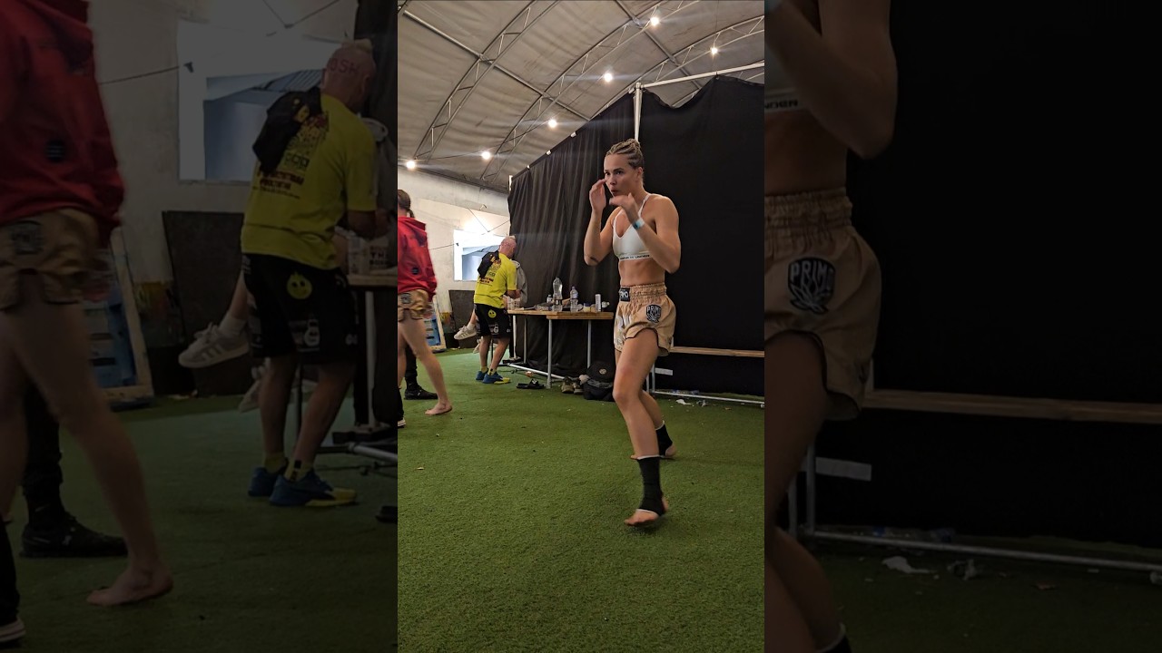 Shadow boxing warm up 💪 