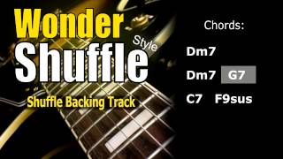 Video thumbnail of "Shuffle Guitar Backing Track 128 Bpm Highest Quality"