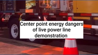 Houston demo shows dangers of power lines ahead of safety event