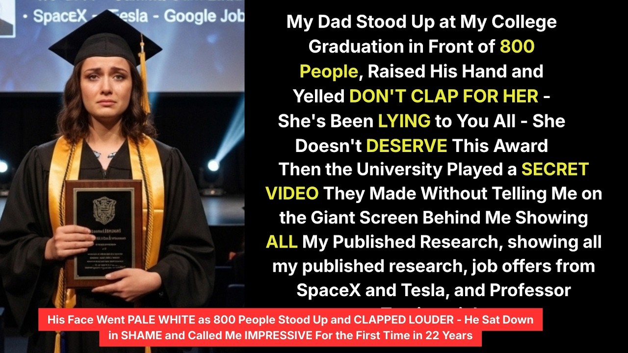 My Dad Said 'Don't Clap' At My Graduation — Then His Face Went Pale