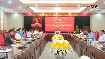 Sơ kết công tác đảm bảo trật tự an toàn giao thông quý I