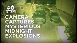 Mysterious Explosions captured on Ring camera at midnight