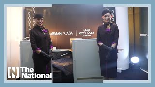 Watch: Etihad Airways' new business class experience with Armani Casa products screenshot 2