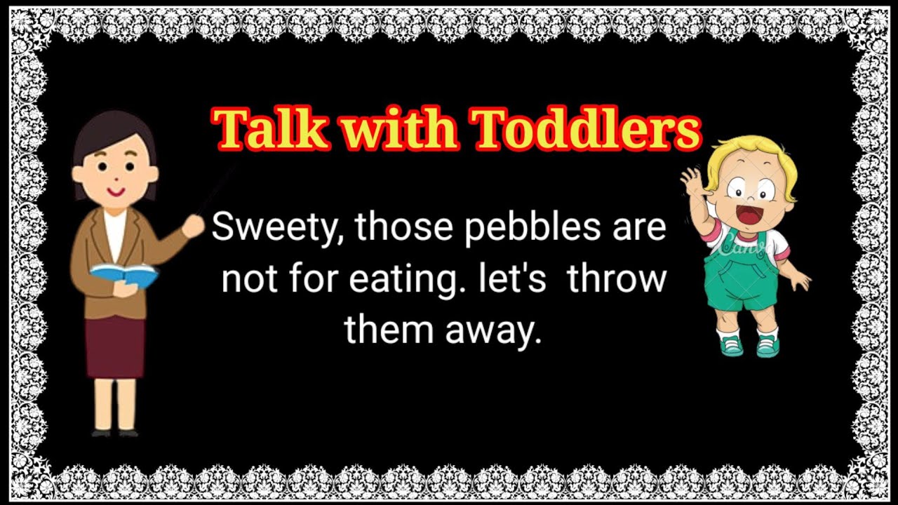 Daily Conversation Talk With Toddler In English YouTube