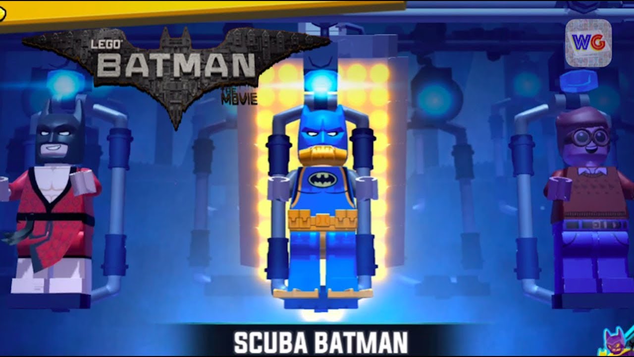 LEGO Batman Movie - Batman Scuba Suit VS Gotham Villain - YouTube