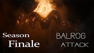 Balrog Attack The Rings Of Power Season 2 Finale